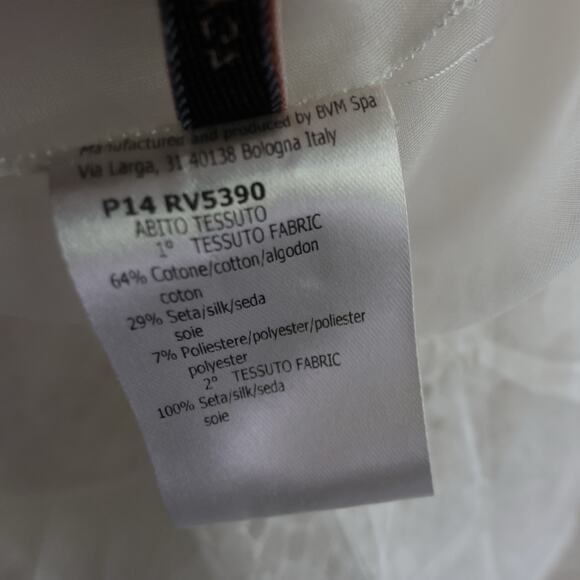 Giambattista Valli RESORT 2014 Off White Cotton Silk Blend Mini Dress Size XS - Picture 11 of 16